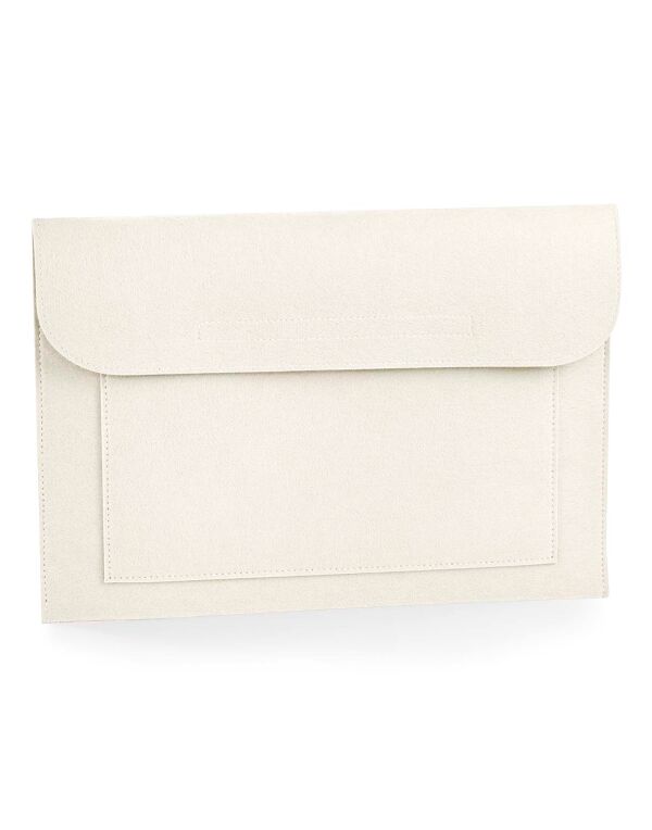 BG726 Bagbase Felt Laptop/Document Slip Soft White