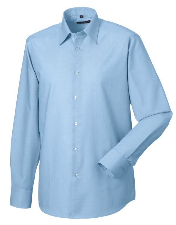 922M Russell Collection Men’s L/Sleeve Oxford Shirt Oxford Blue