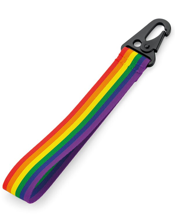 BG100 Bagbase Brandable Key Clip Rainbow