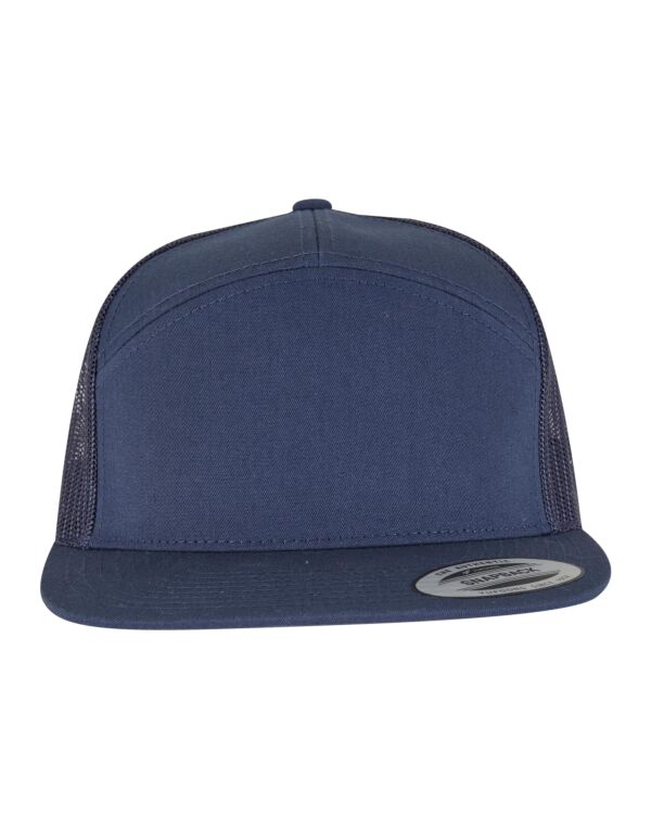 9294 Flexfit 7 Panel Classic Trucker Cap Navy/Navy
