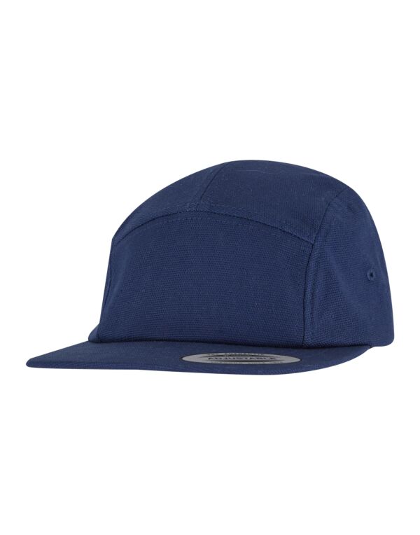 9297 Flexfit Jockey Canvas Cap Navy