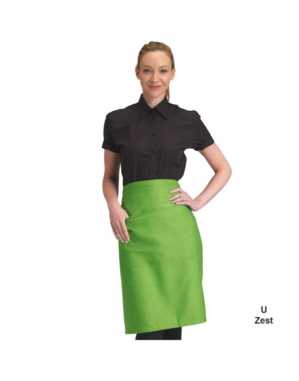 DP110 Dennys Recycled Waist Apron With Pocket Zest