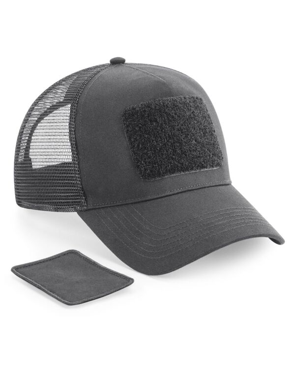 B641 Beechfield Patch Snapback Trucker Graphite Grey B641 Beechfield Patch Snapback Trucker Graphite Grey