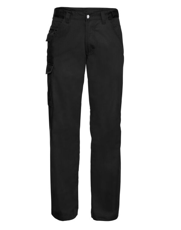 001MT Black Polycotton Twill Trousers (Tall)