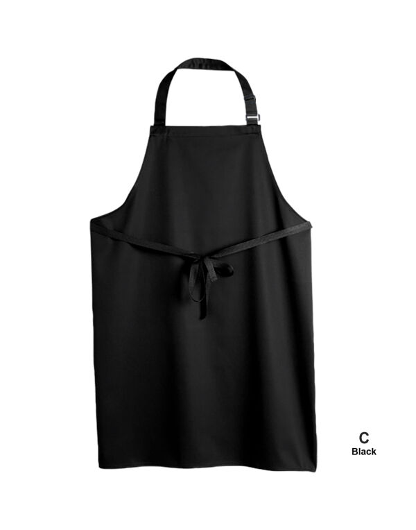 DP200 Dennys Multi-Coloured Bib Apron Black