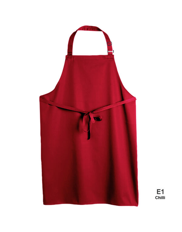 DP200 Dennys Multi-Coloured Bib Apron Chilli DP200 Dennys Multi-Coloured Bib Apron Chilli