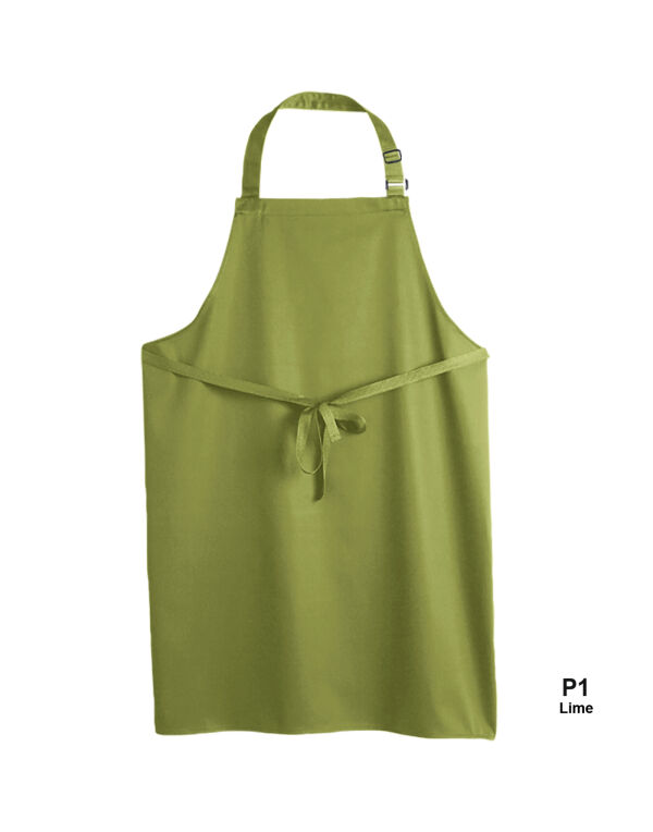 DP200 Dennys Multi-Coloured Bib Apron Lime