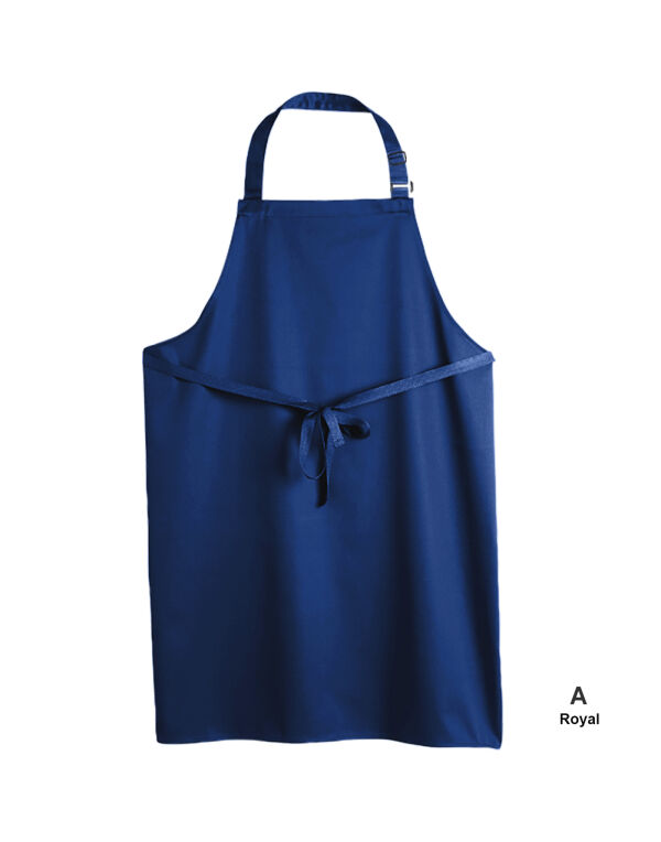DP200 Dennys Multi-Coloured Bib Apron Royal Blue DP200 Dennys Multi-Coloured Bib Apron Royal Blue