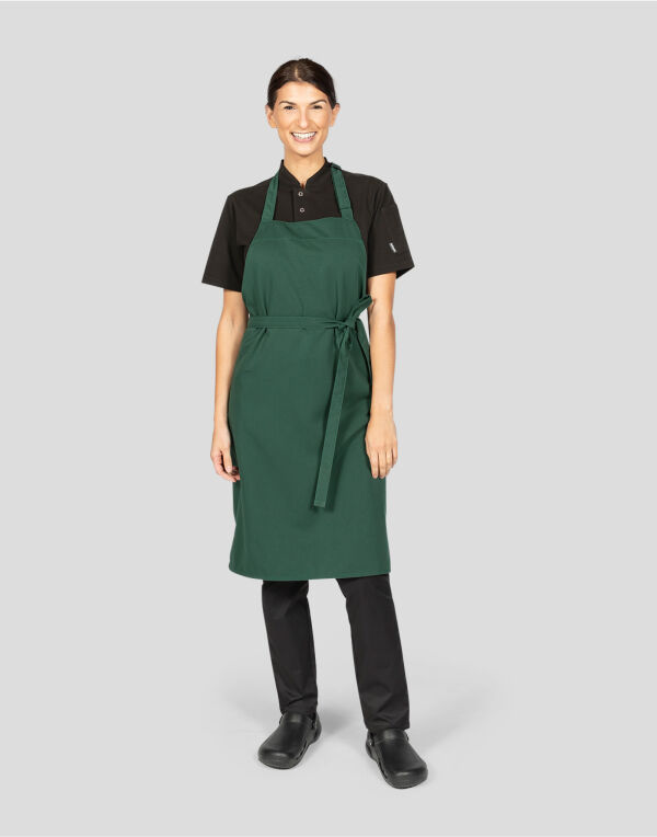 DP200 Dennys Multi-Coloured Bib Apron Bottle Green DP200 Dennys Multi-Coloured Bib Apron Bottle Green