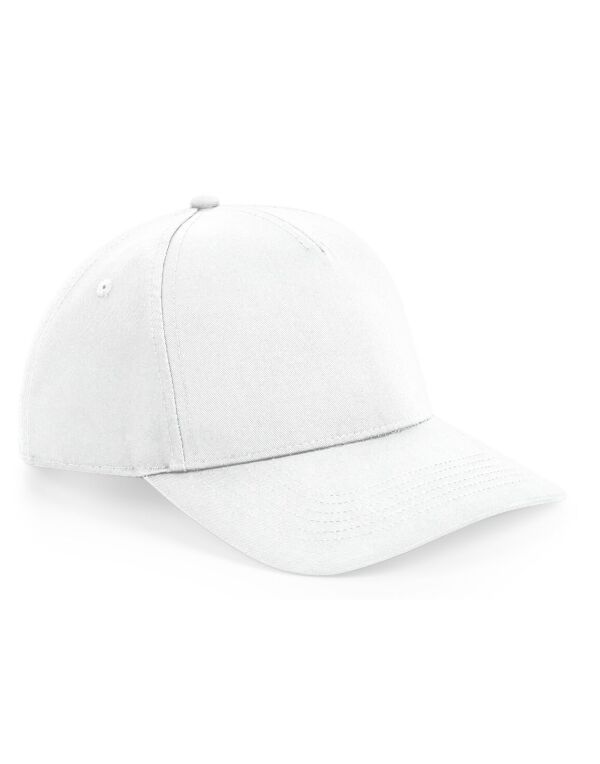 B649 Beechfield Urbanwear 5 Panel Snapback White