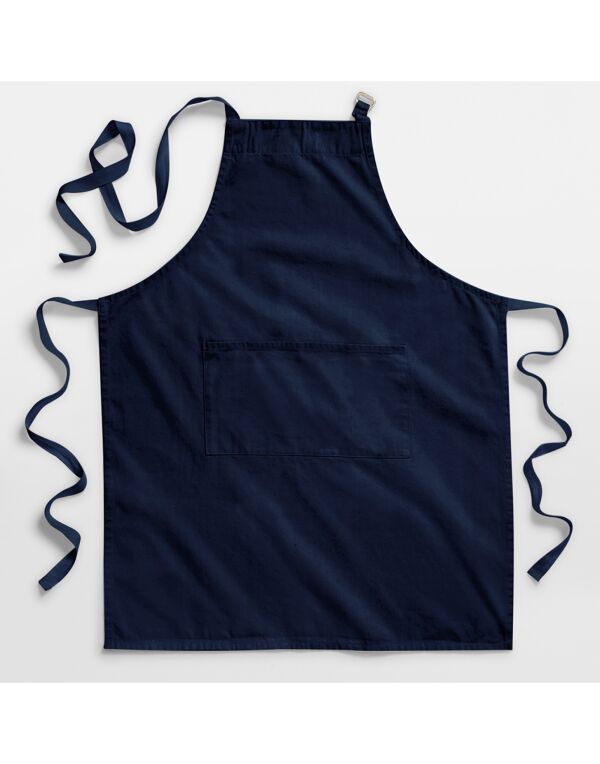 W364 French Navy FairTrade Cotton Adult Apron
