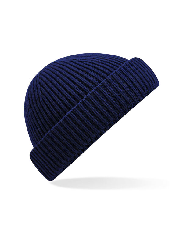 B383R Beechfield Harbour Beanie Oxford Navy