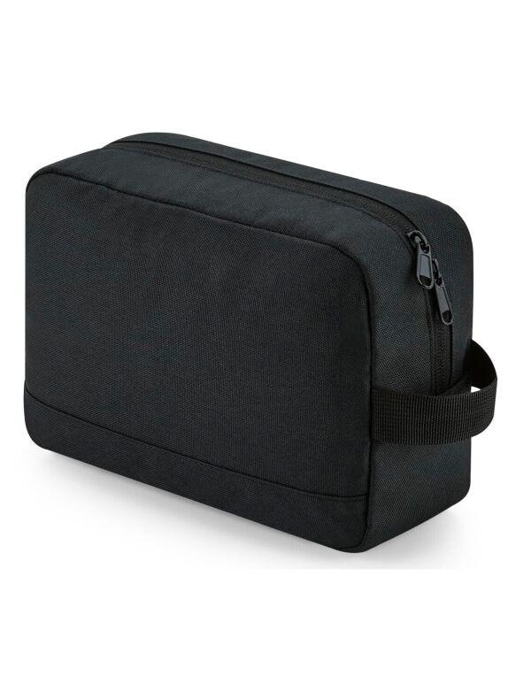 BG277 Bagbase Recycled Essentials Wash Bag Black BG277 Bagbase Recycled Essentials Wash Bag Black