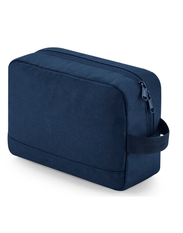 BG277 Navy Recycled Essentials Wash Bag BG277 Navy Recycled Essentials Wash Bag