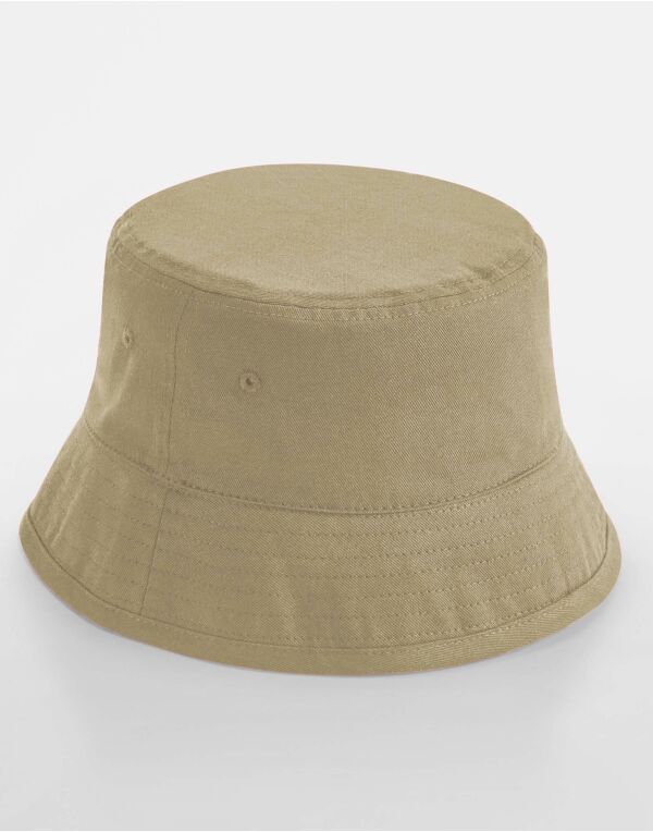 B90N Beechfield Organic Cotton Bucket Hat Desert Sand