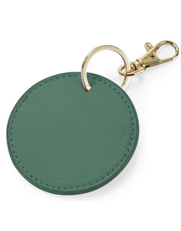 BG745 Bagbase Boutique Circular Key Clip Sage Green