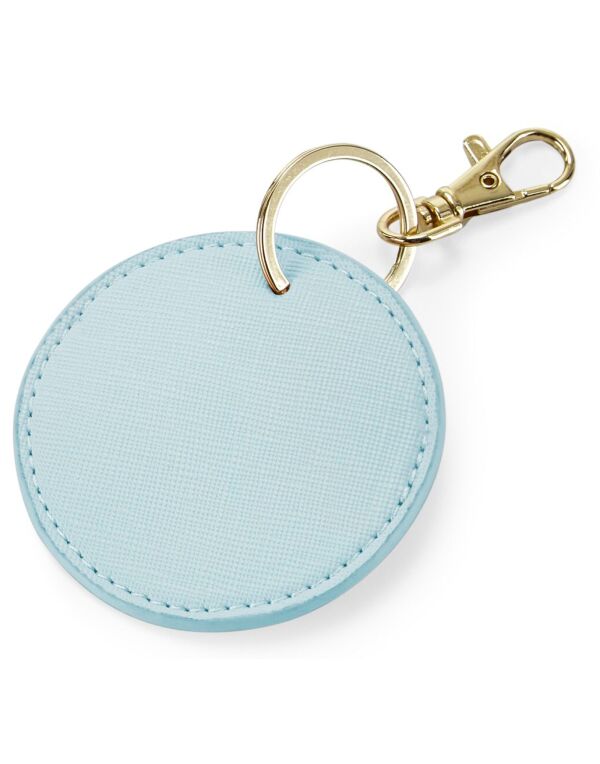 BG745 Bagbase Boutique Circular Key Clip Soft Blue