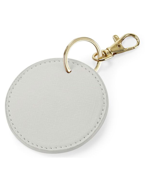 BG745 Bagbase Boutique Circular Key Clip Soft Grey