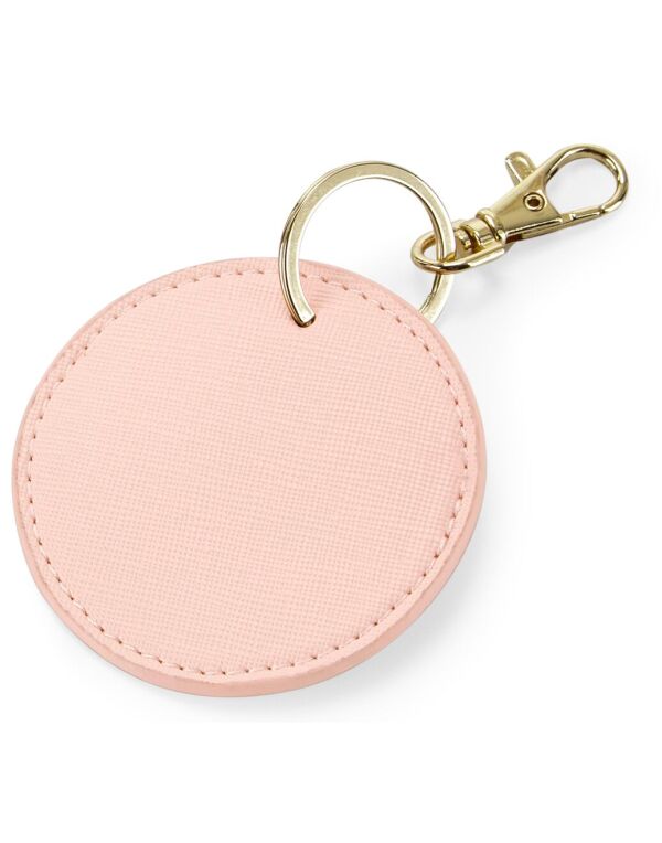 BG745 Bagbase Boutique Circular Key Clip Soft Pink