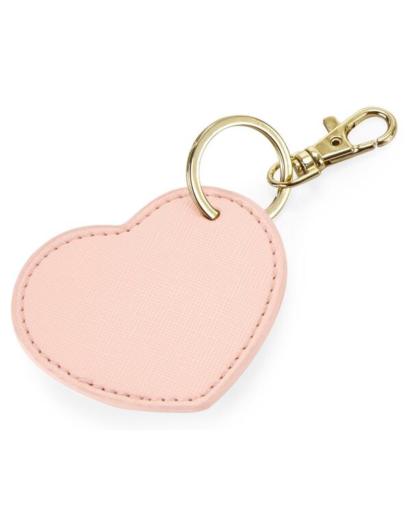 BG746 Bagbase Boutique Heart Key Clip Soft Pink