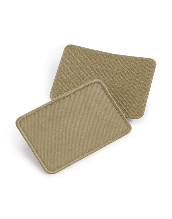 B600 Beechfield Cotton Removable Patch Desert Sand