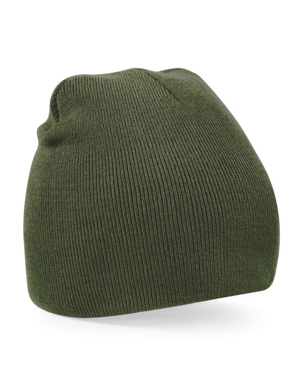 B44 Beechfield Original Pull-On Beanie Olive Green B44 Beechfield Original Pull-On Beanie Olive Green