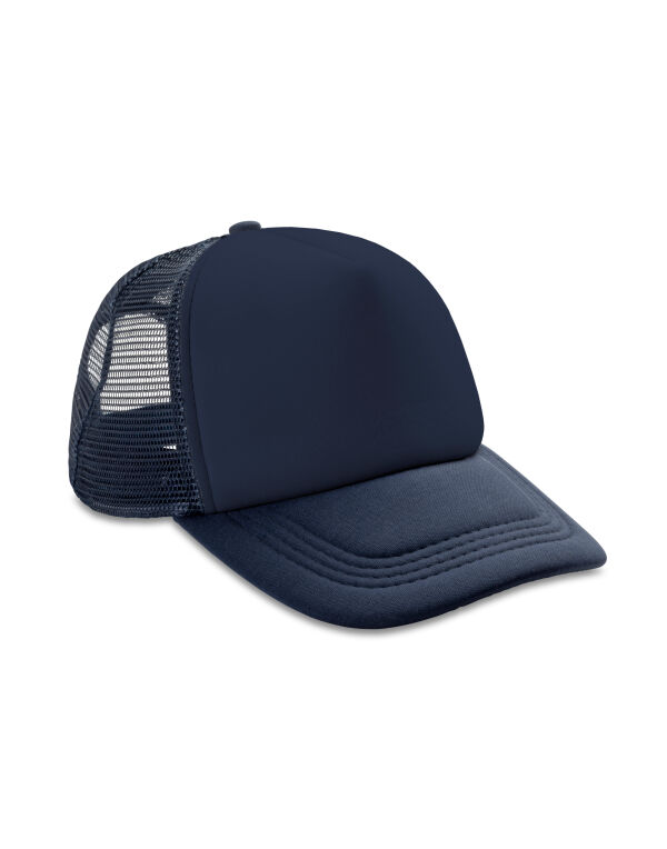 RC089X Result Headwear Detroit 1/2 Mesh Truckers Cap Navy