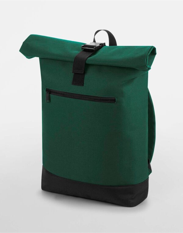 BG855 Bagbase Roll-Top Backpack Bottle Green