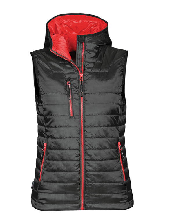 PFV-2W Stormtech Women’s Gravity Thermal Bodywarmer Black/True Red