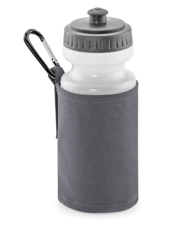 QD440 Quadra Water Bottle And Holder Graphite Grey