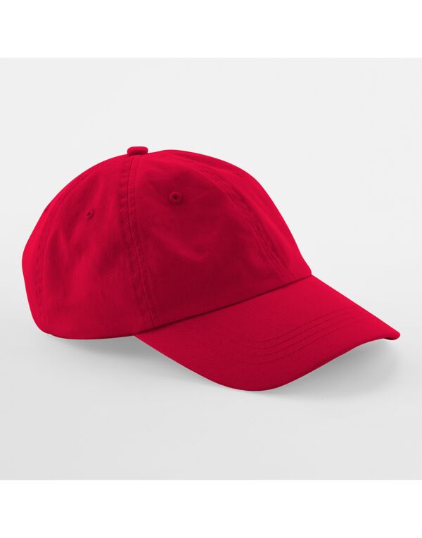 B653 Beechfield Low Profile 6 Panel Dad Cap Classic Red B653 Beechfield Low Profile 6 Panel Dad Cap Classic Red