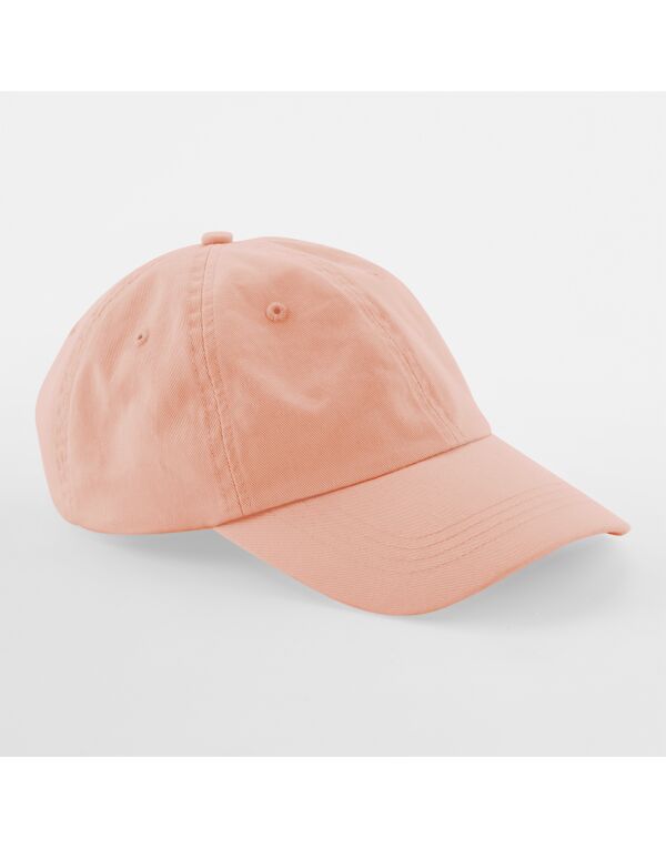 B653 Beechfield Low Profile 6 Panel Dad Cap Peach