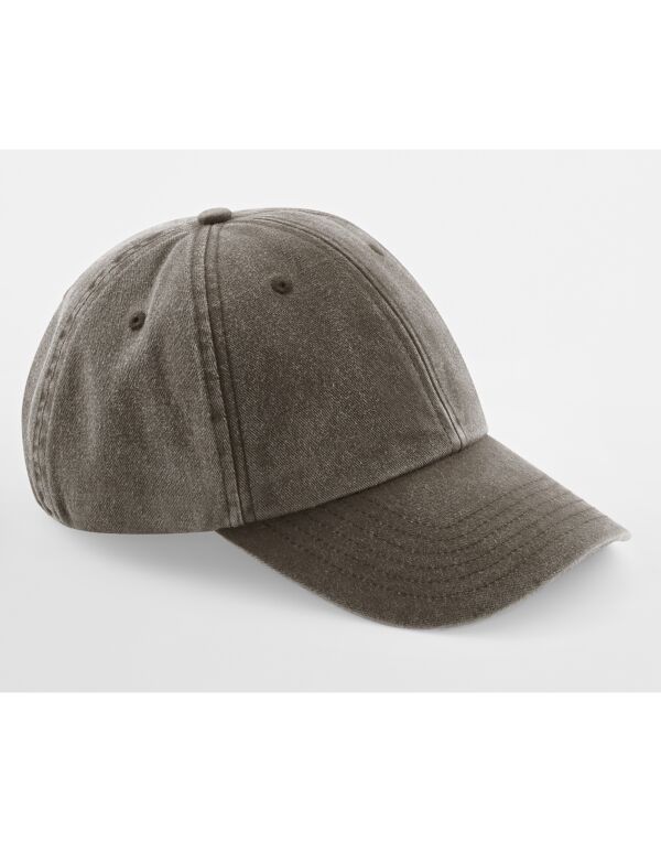 B655 Beechfield Low Profile Vintage Cap Vintage Brown