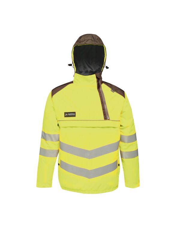TRA316 REGATTA HIGH VISIBILITY Hi-Vis Overhead Bomber Yellow/Grey