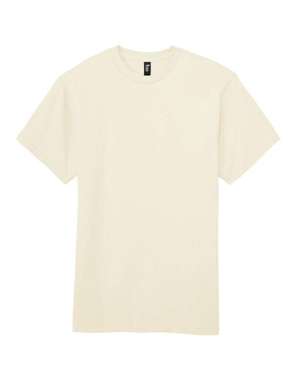 H000 GILDAN Adult T-Shirt Off White H000 GILDAN Adult T-Shirt Off White
