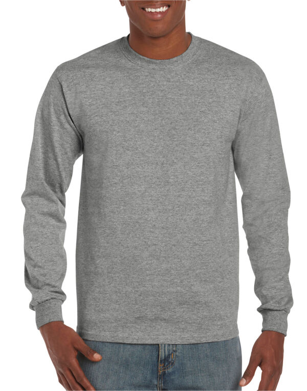 H400 GILDAN Adult Long Sleeve T-Shirt Graphite Heather H400 GILDAN Adult Long Sleeve T-Shirt Graphite Heather