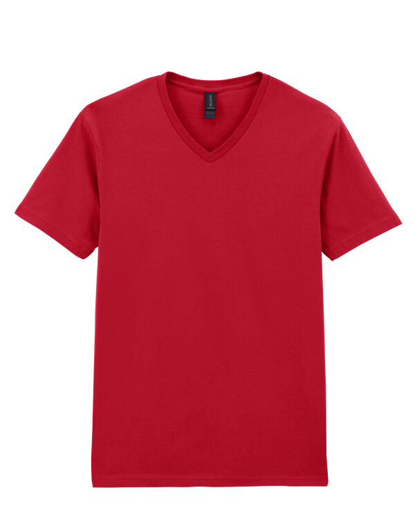 64V00 Red Softstyle® Adult V-Neck T-Shirt 64V00 Red Softstyle® Adult V-Neck T-Shirt