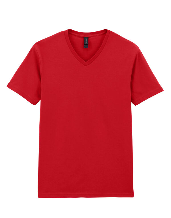64V00 Cherry Red Softstyle® Adult V-Neck T-Shirt 64V00 Cherry Red Softstyle® Adult V-Neck T-Shirt
