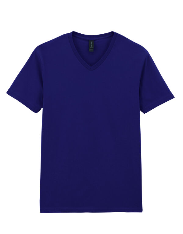 64V00 Navy Blue Softstyle® Adult V-Neck T-Shirt