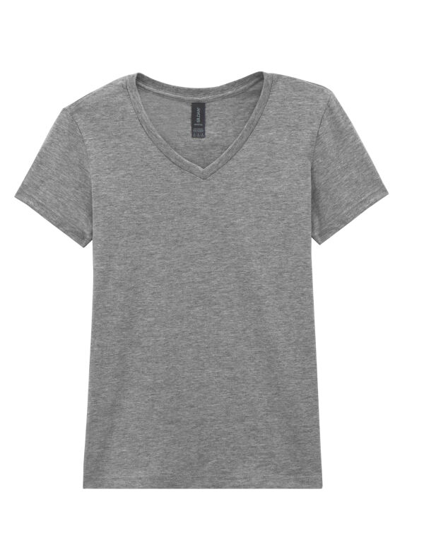 64V00L Sport Grey (RS) Softstyle® Ladies’ V-Neck T-Shirt