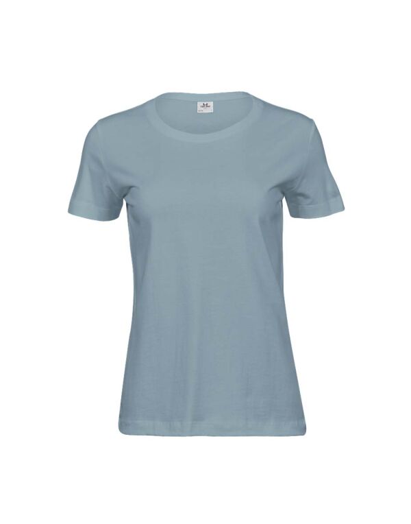 TJ8050 Tee Jays Ladies’ Fashion Sof Tee Misty Blue TJ8050 Tee Jays Ladies’ Fashion Sof Tee Misty Blue
