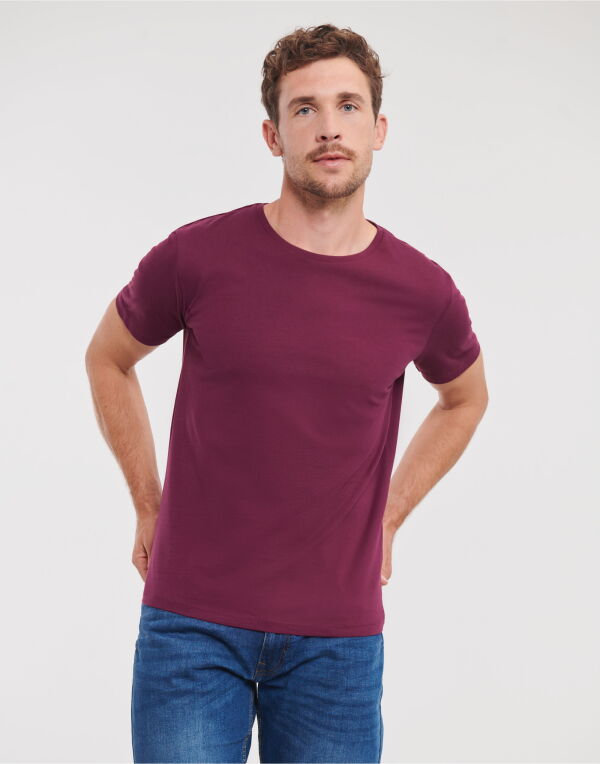 R108M Russell Pure Organic Men’s T Burgundy