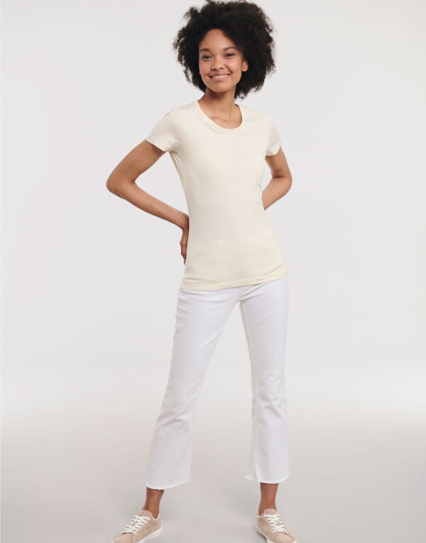 R108F Russell Pure Organic Ladies’ T Natural
