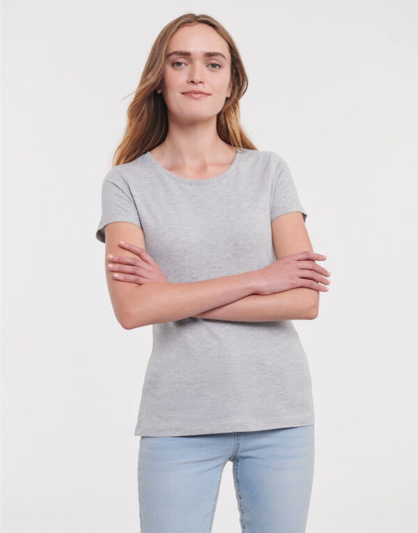 R108F Russell Pure Organic Ladies’ T Light Oxford