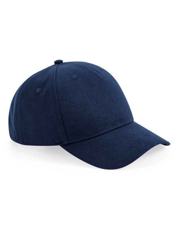 B62N Beechfield Organic Cotton 5 Panel Cap Navy B62N Beechfield Organic Cotton 5 Panel Cap Navy