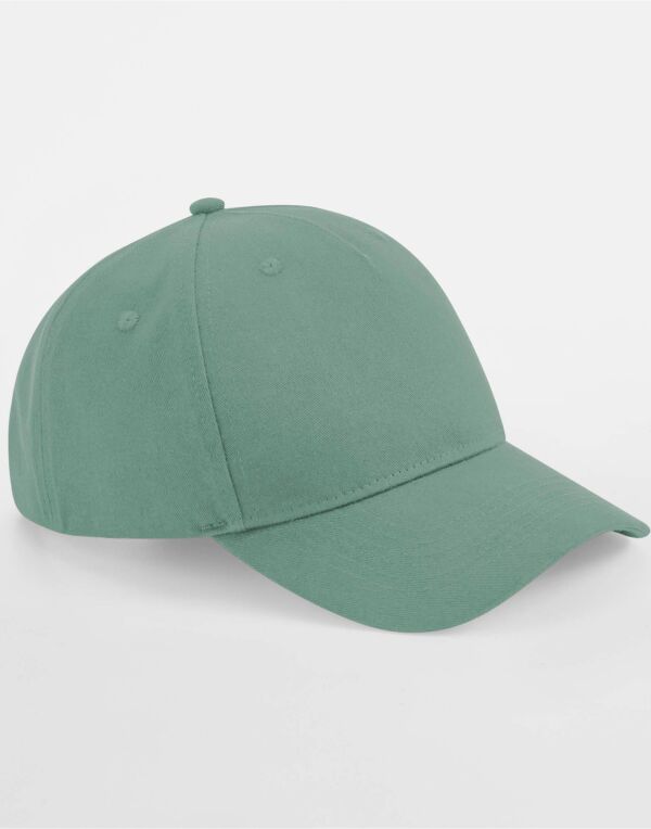 B62N Beechfield Organic Cotton 5 Panel Cap Dusty Green B62N Beechfield Organic Cotton 5 Panel Cap Dusty Green