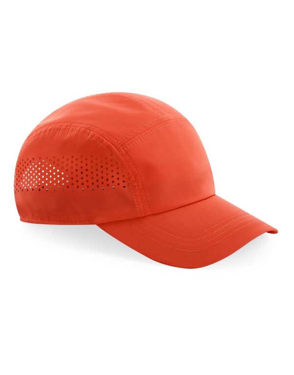 B188 Beechfield Technical Running Cap Chilli Red