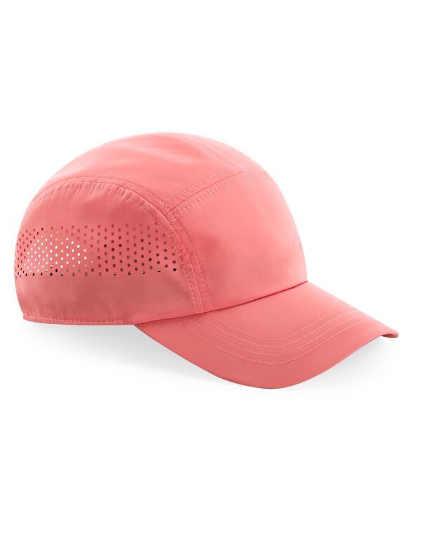 B188 Beechfield Technical Running Cap Salmon Pink