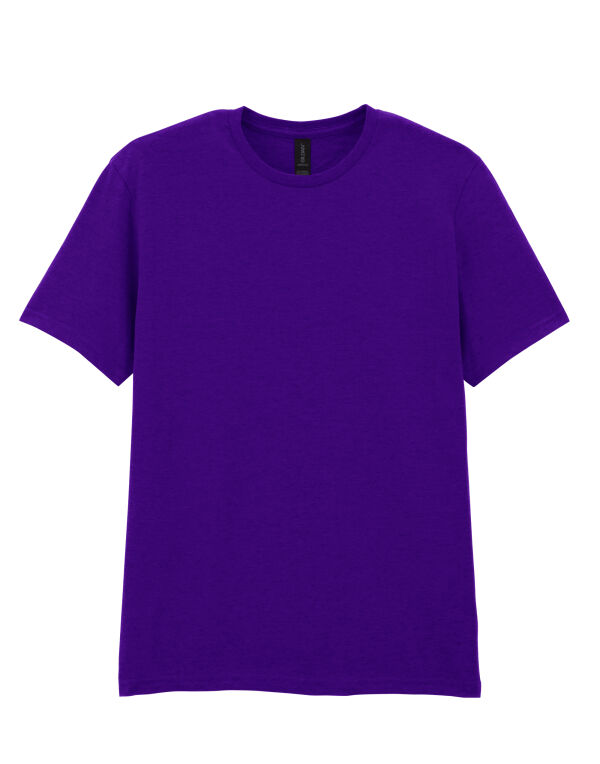 64000 GILDAN Softstyle Adult T-Shirt Purple 64000 GILDAN Softstyle Adult T-Shirt Purple