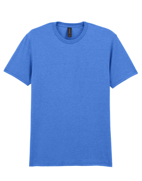 64000 GILDAN Softstyle Adult T-Shirt Heather Royal 64000 GILDAN Softstyle Adult T-Shirt Heather Royal